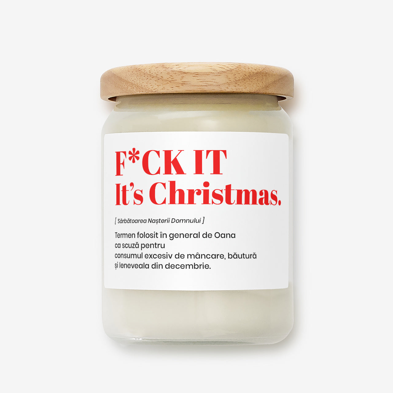 Lumânare de Crăciun pentru ea - It's Christmas