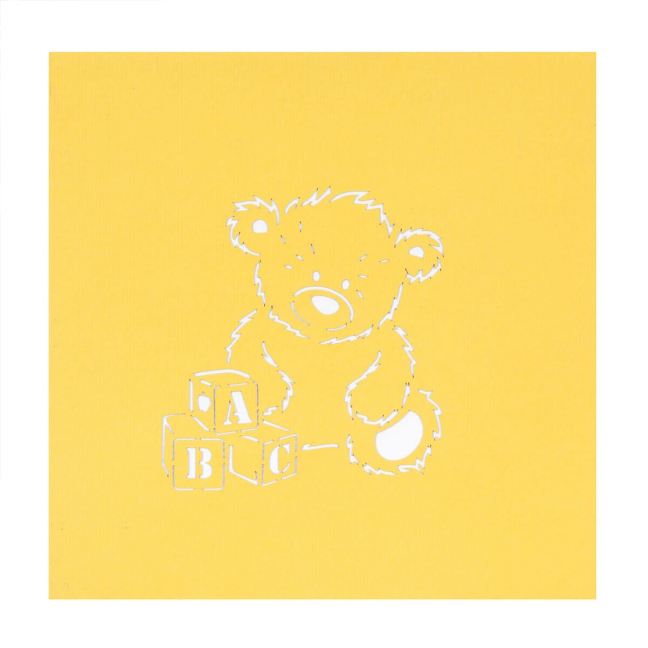 Kartka urodzinowa miś Pop Up kartka z misiem