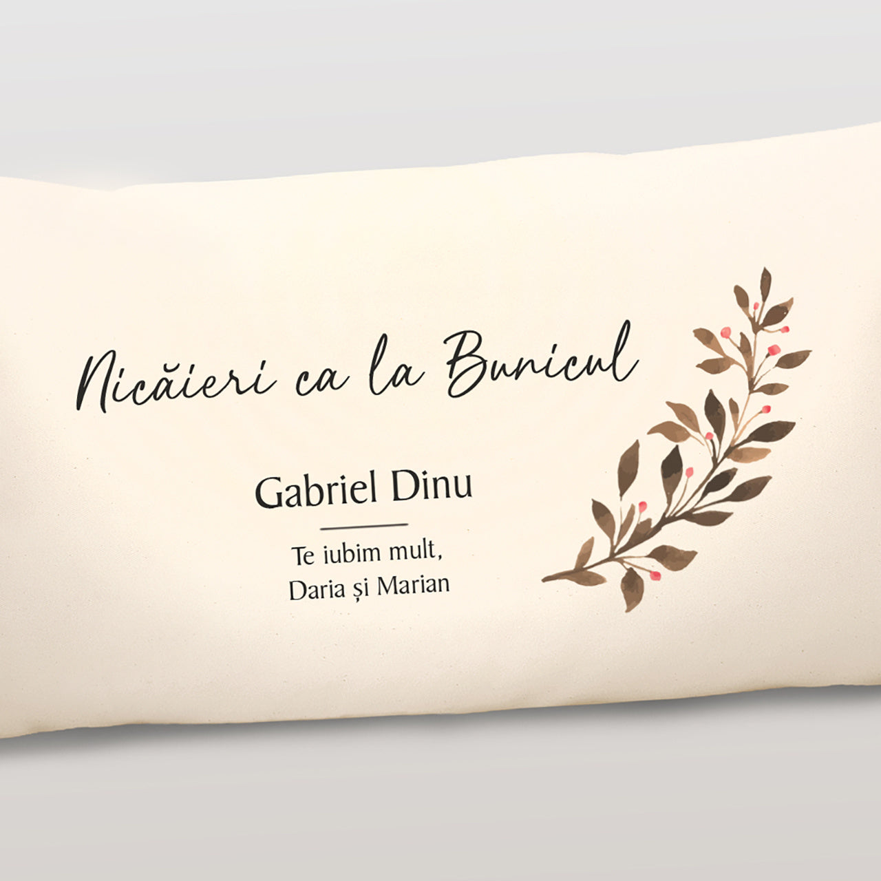 Poduszka z nadrukiem prezent na Dzień Dziadka - Nie ma jak u dziadka prezent dla dziadka poduszka dla dziadka