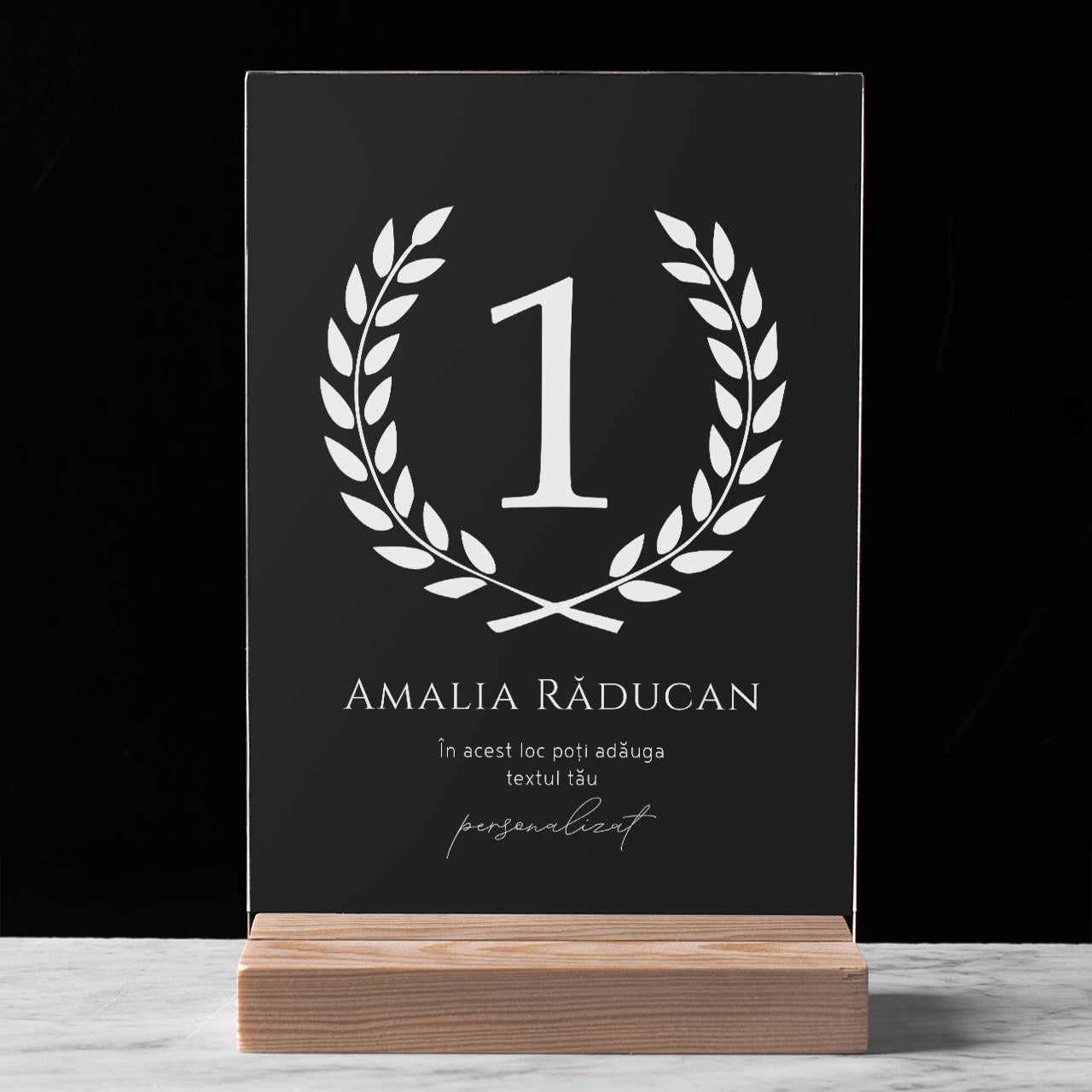 Trofeu personalizat pentru câștigător