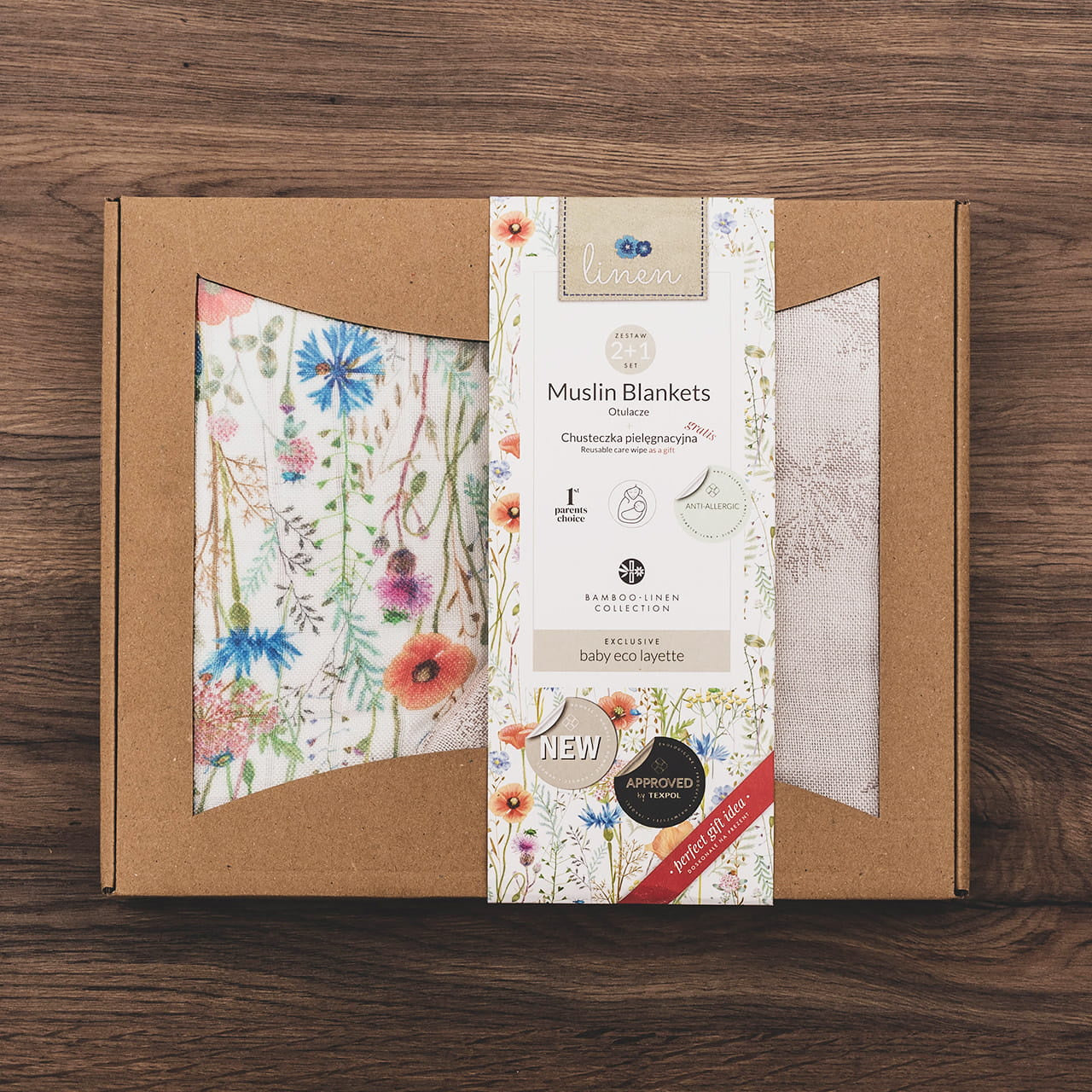 Otulacze dla niemowląt 2 szt. 120 x 120cm otulacze dla dzieci otulacze bambusowe prezent dla niemowlaka