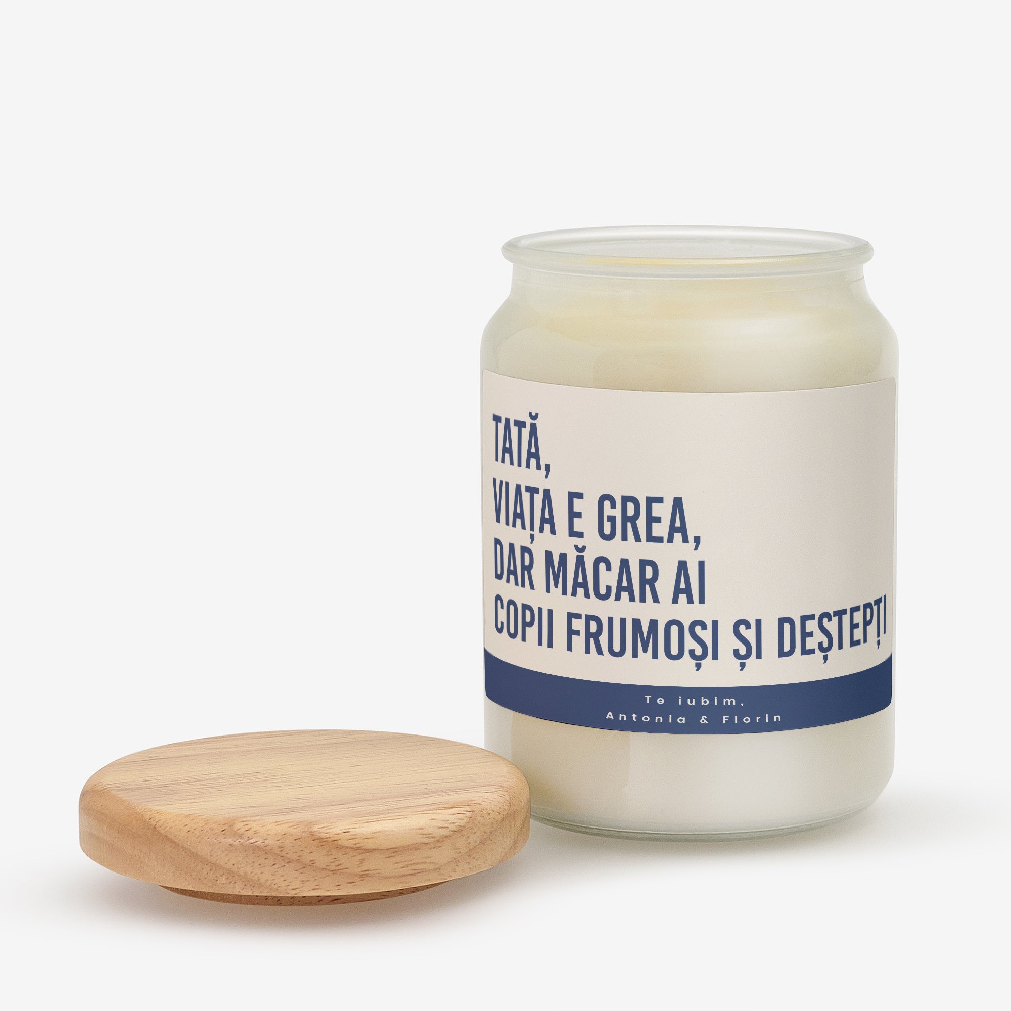 Świeca na Dzień Ojca - prezent dla taty na Dzień Taty świeczka personalizowana dla Taty upominek dla Taty