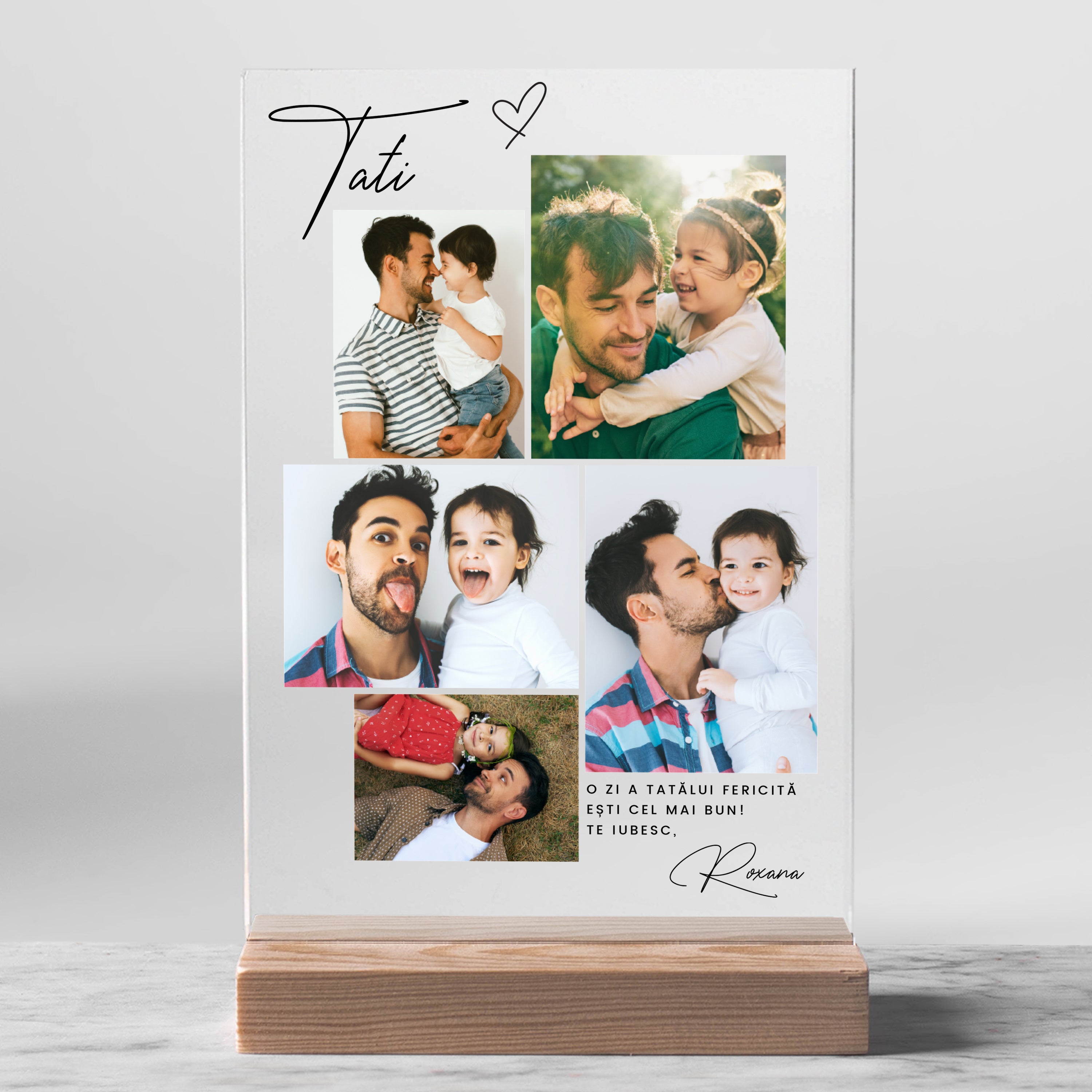 Statuetă pentru Ziua Tatălui – cu fotografii