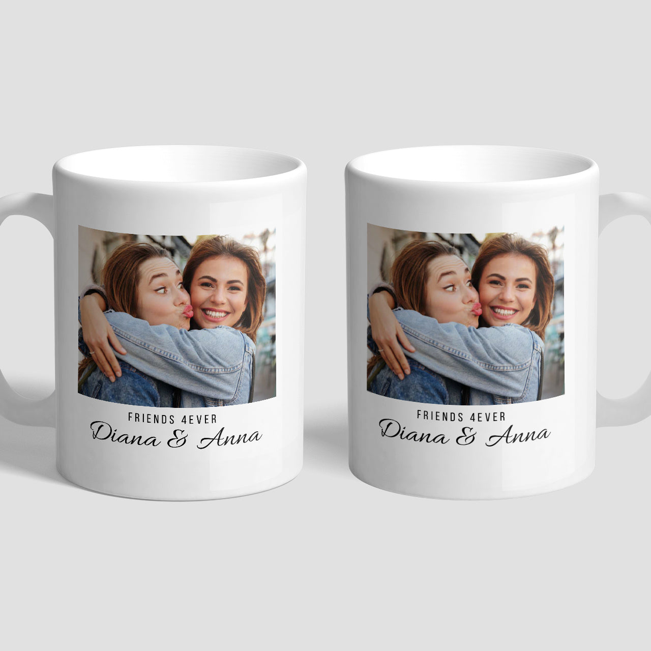Kubek ze zdjęciem dla przyjaciółki - prezent dla bff prezent dla przyjaciółki kubek na prezent