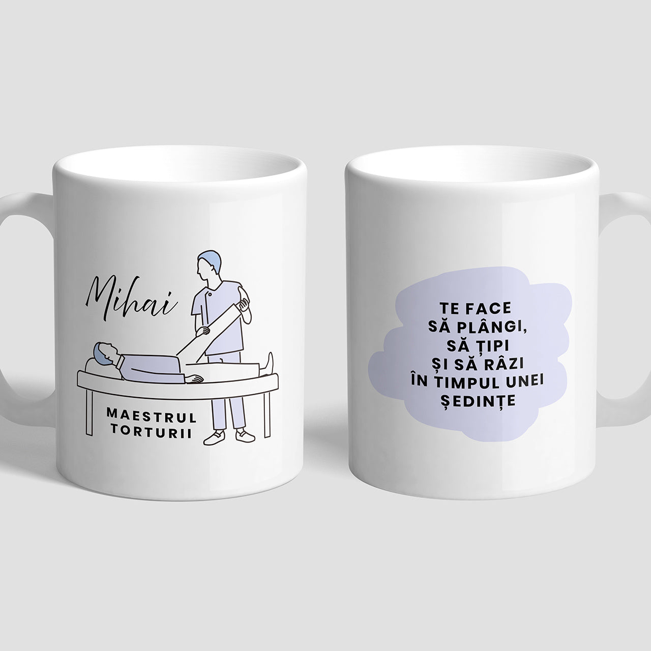 Cană cu mesaj pentru fizioterapeut