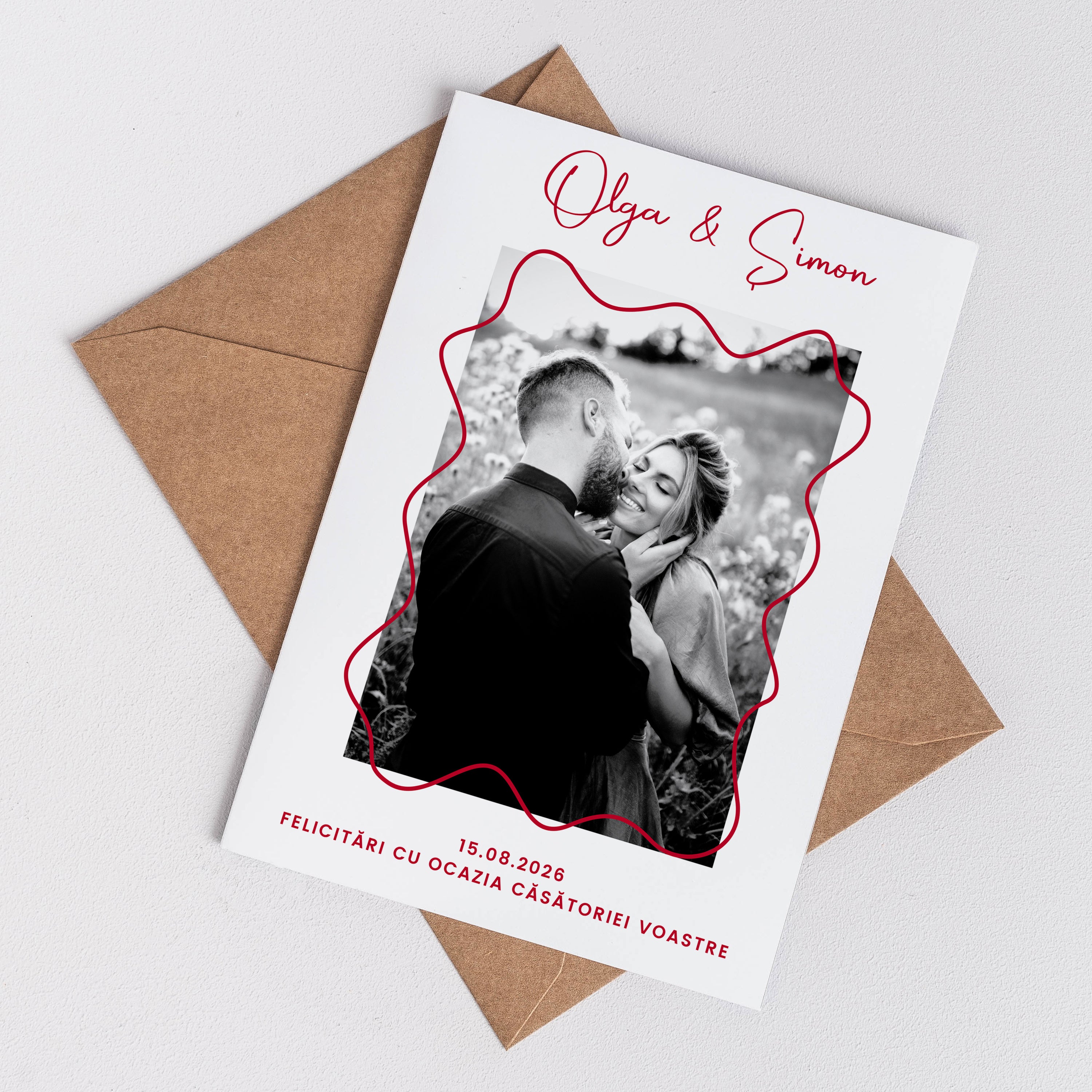 Felicitare de nuntă cu fotografie – Felicitări