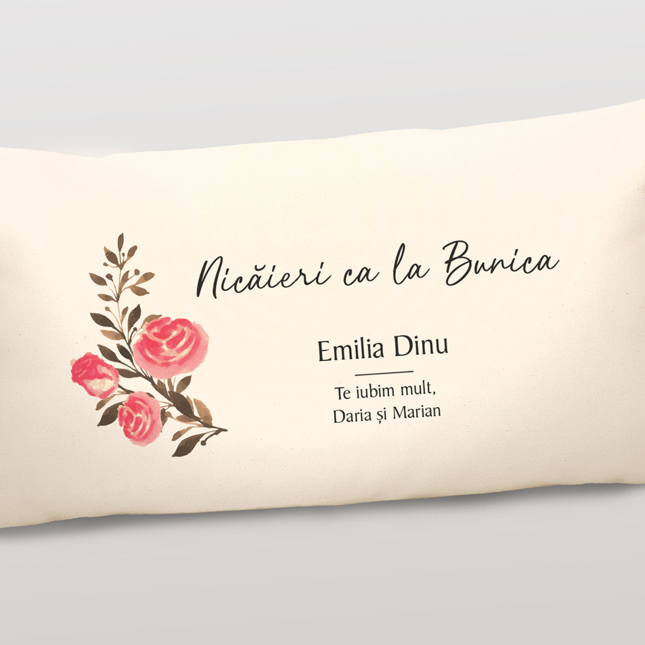 Poduszka z nadrukiem na prezent na Dzień Babci - Nie ma jak u babci poduszka dla babci prezent dla babci 