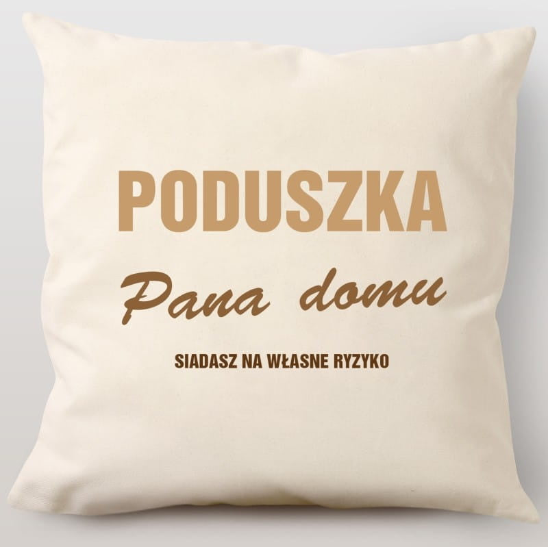 Personalizowana poduszka dla taty - Pan Domu