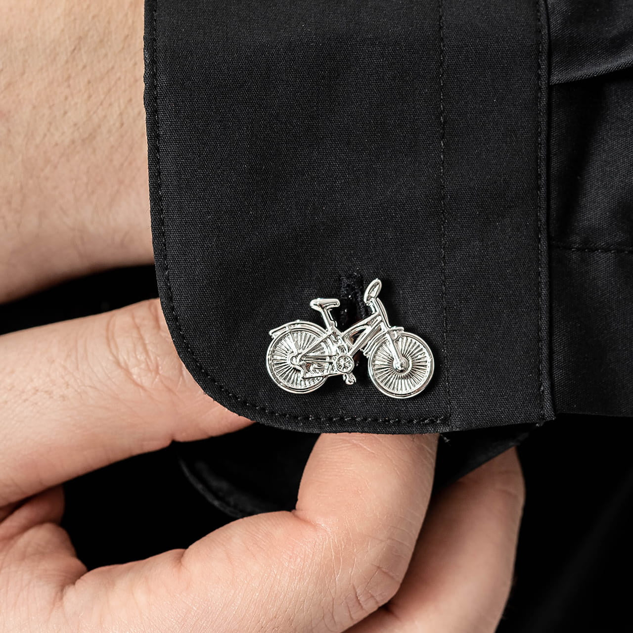 Spinki do mankietów Rowery oryginalny prezent dla rowerzysty spinki do mankietów rower prezent dla rowerzysty