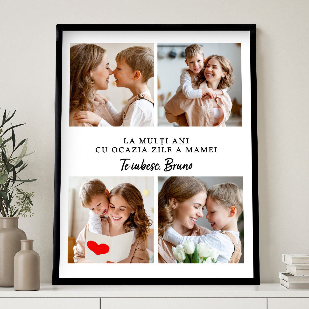 Poster de Ziua Mamei - cadou cu fotografii pentru mama