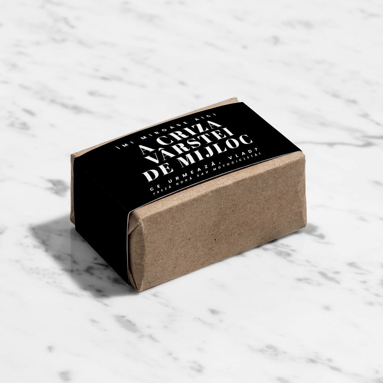 Săpun cadou - Criza vârstei de mijloc - cadou pentru 40 de ani 