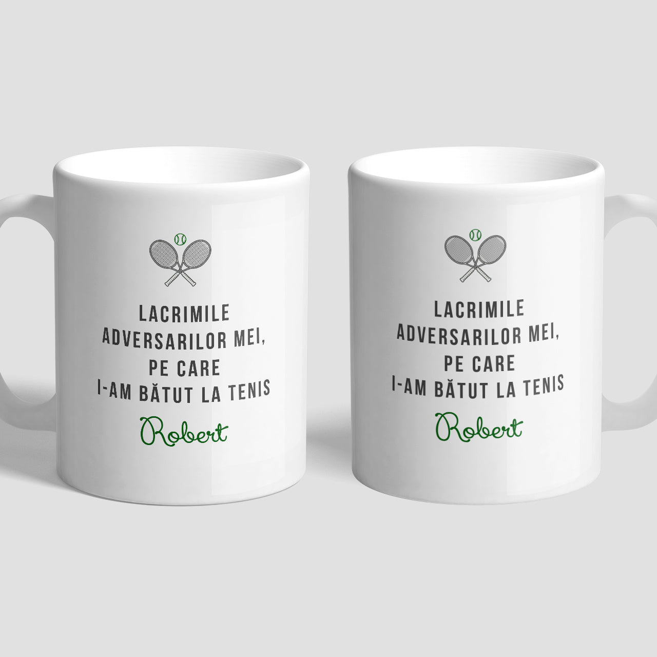 Cană pentru un jucător de tenis