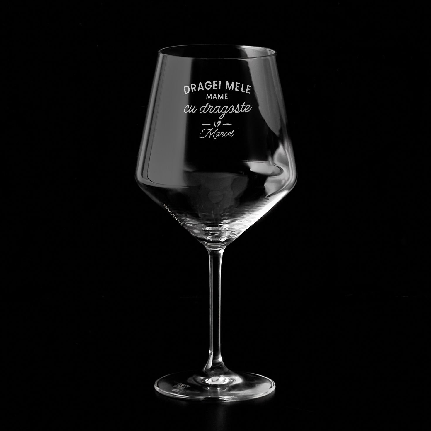 Grawerowany kieliszek XXL na prezent dla mamy kieliszek z grawerem prezent na dzień mamy