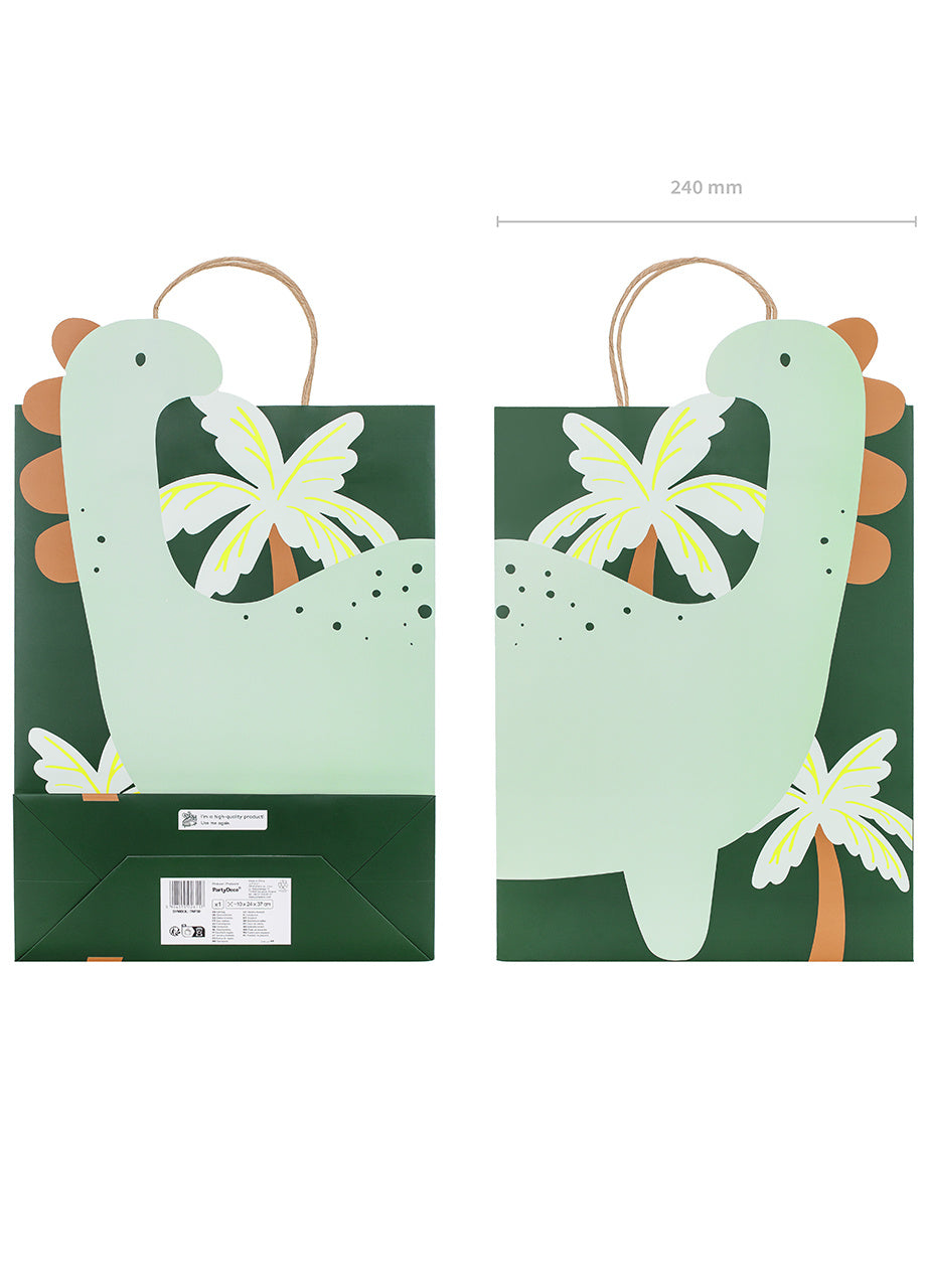 Pungă cadou cu dinozaur