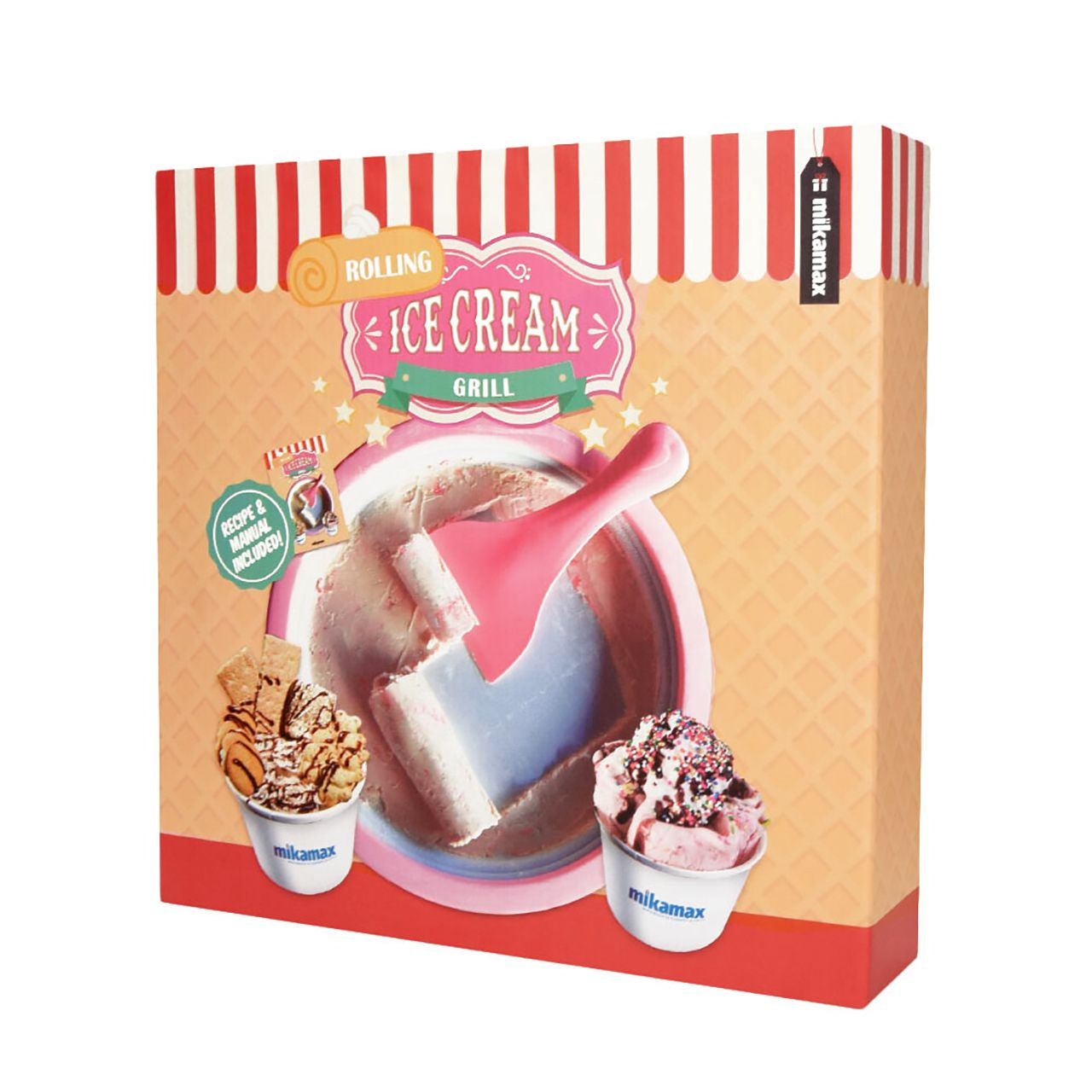 Maszyna do tajskich lodów prezent dla miłośnika słodyczy maszyna do robienia lodów tajskich