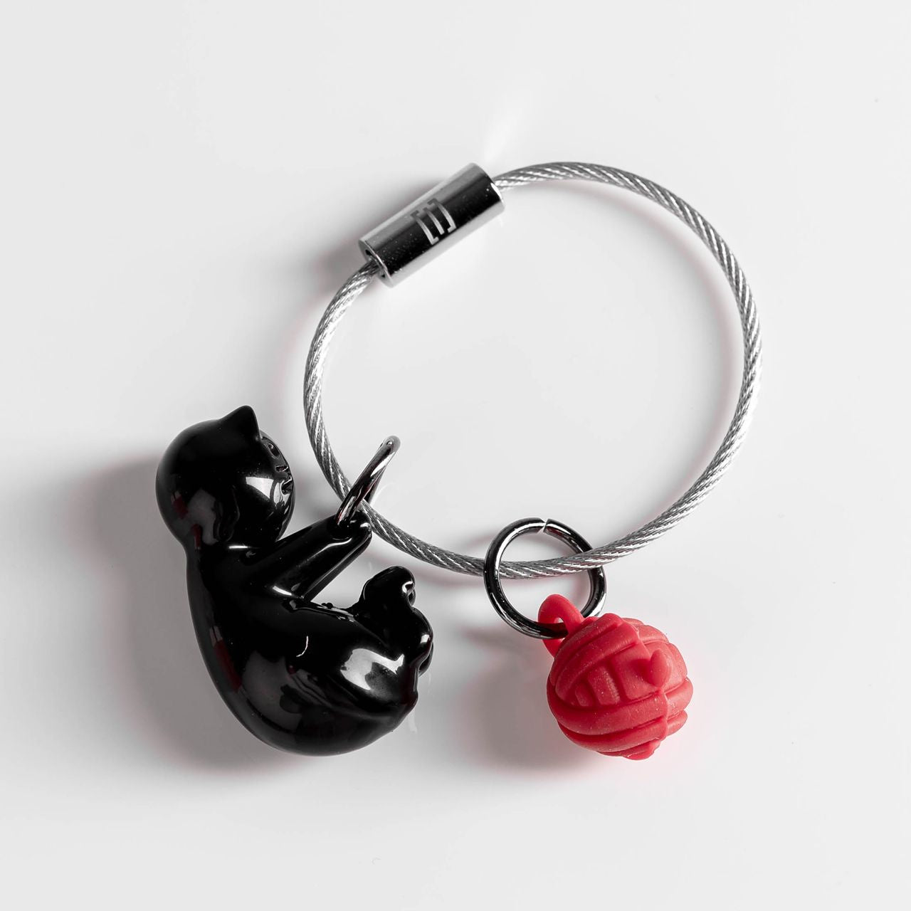 Breloczek do kluczy z kotem