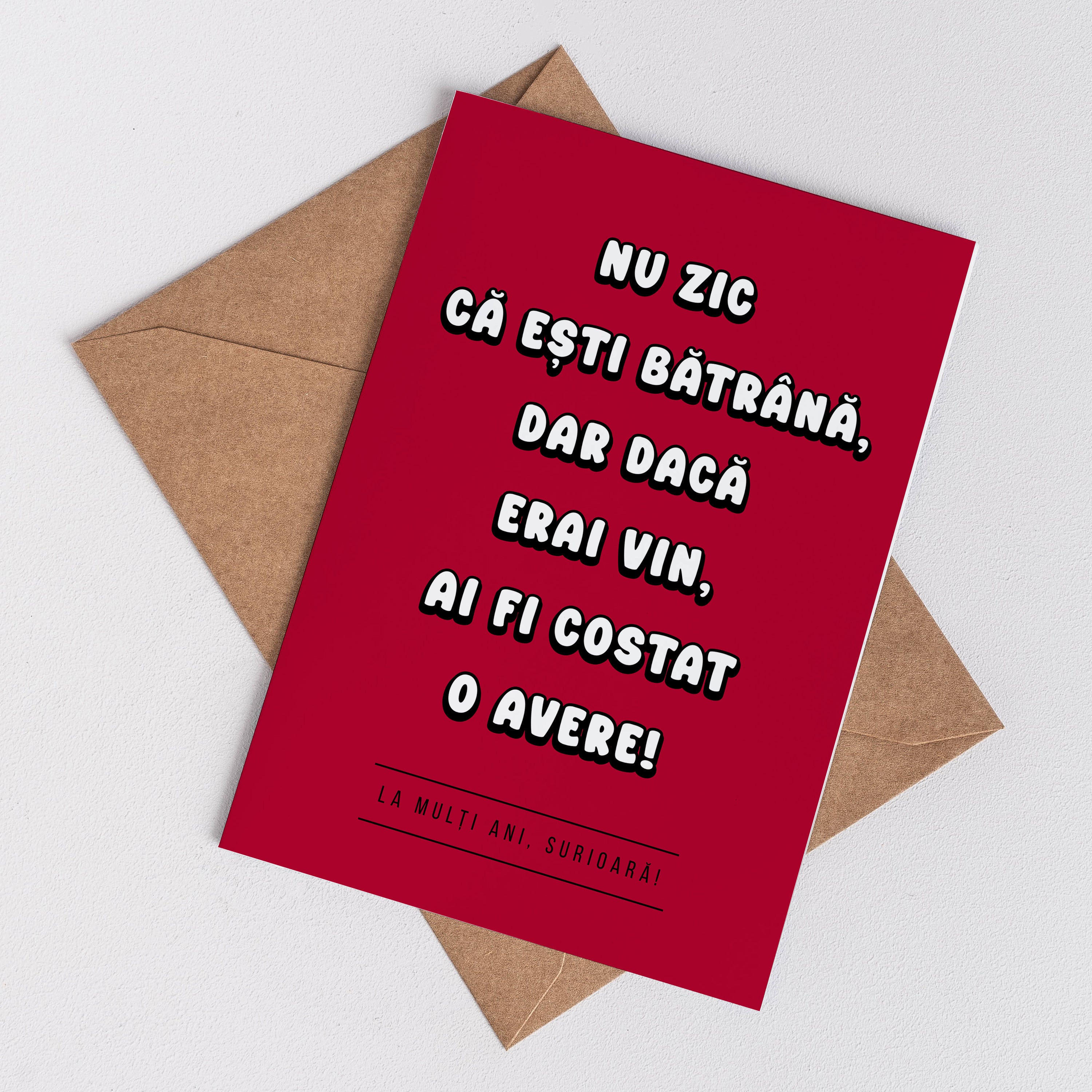 Śmieszna kartka na urodziny dla siostry - Gdybyś była winem kartka dla siostry prezent dla siostry 