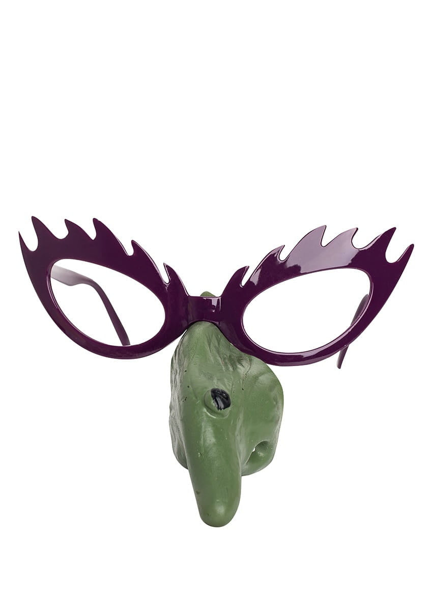 Ochelari cu nosem VRĂJITOARE accesoriu pentru costumului de Halloween
