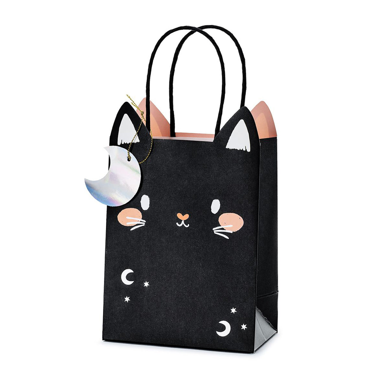 Pungă de cadou din hârtie – cu pisicuță