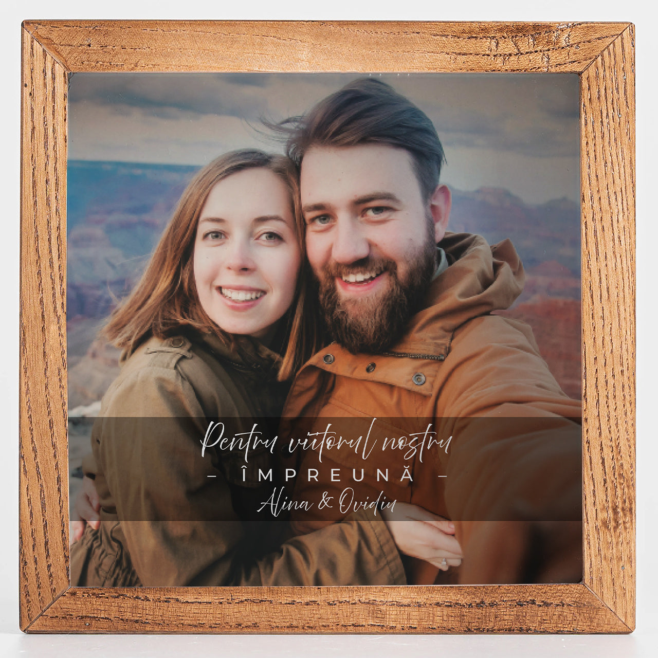 Skarbonka ze zdjęciem na prezent dla pary personalizowana skarbonka prezent dla małżonków skarbonka na prezent