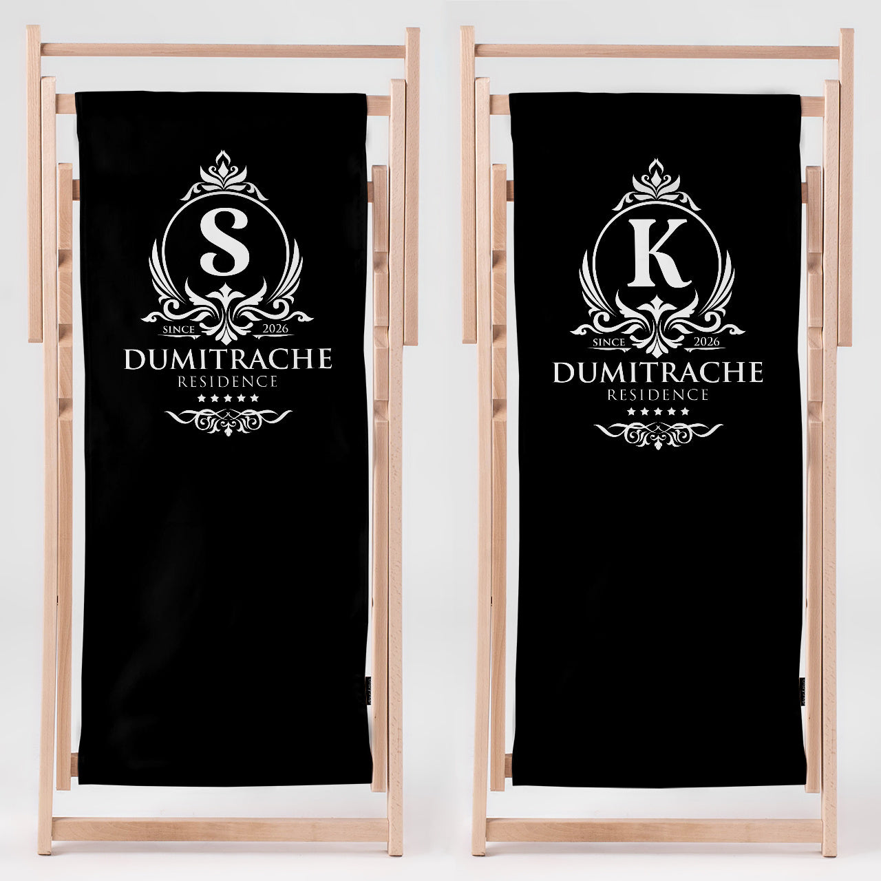 Zestaw leżaków - prezent na parapetówkę prezent do nowego domu leżaki personalizowane