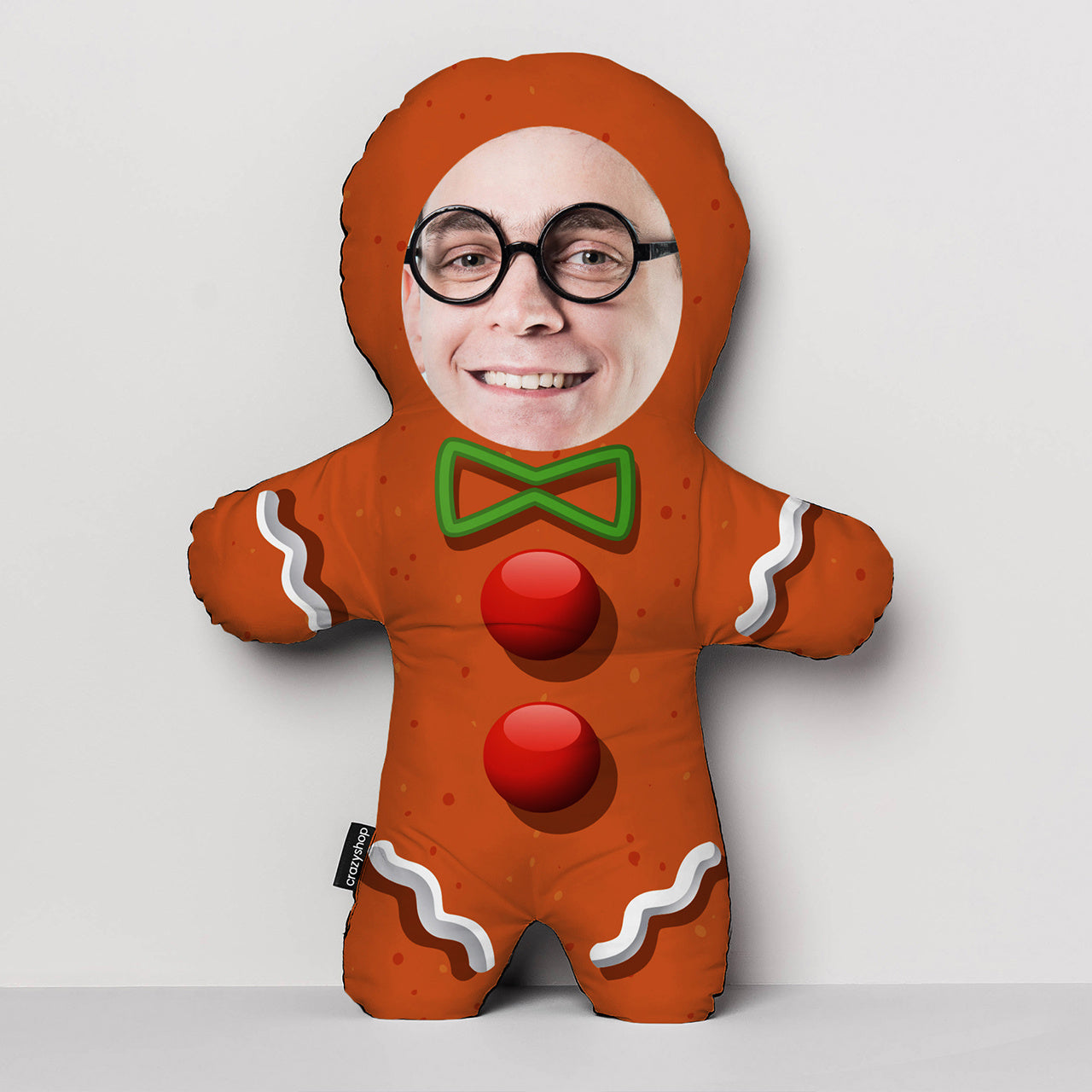 Oryginalna poduszka świąteczna - piernik prezent na święta prezent świąteczny poduszka piernik