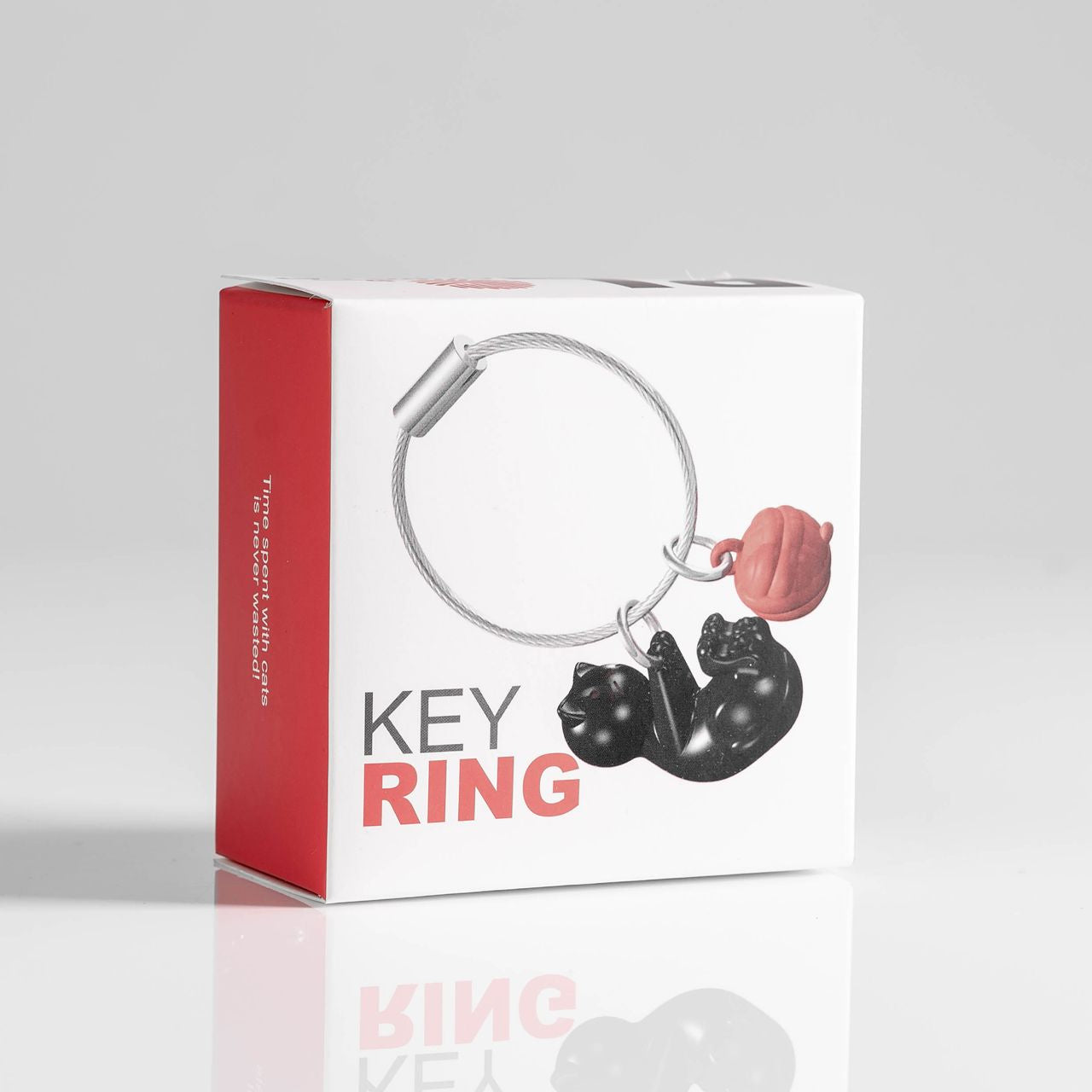 Breloczek do kluczy z kotem