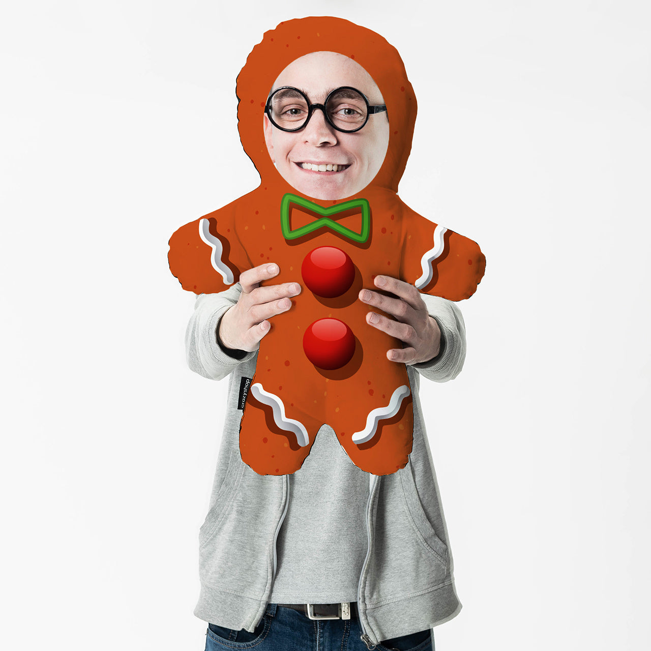 Oryginalna poduszka świąteczna - piernik prezent na święta prezent świąteczny poduszka piernik