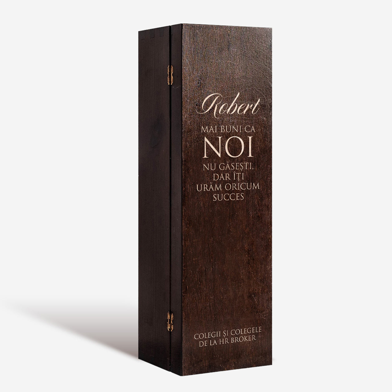 Cutie personalizată pentru whisky - cadou de rămas-bun pentru un coleg de muncă