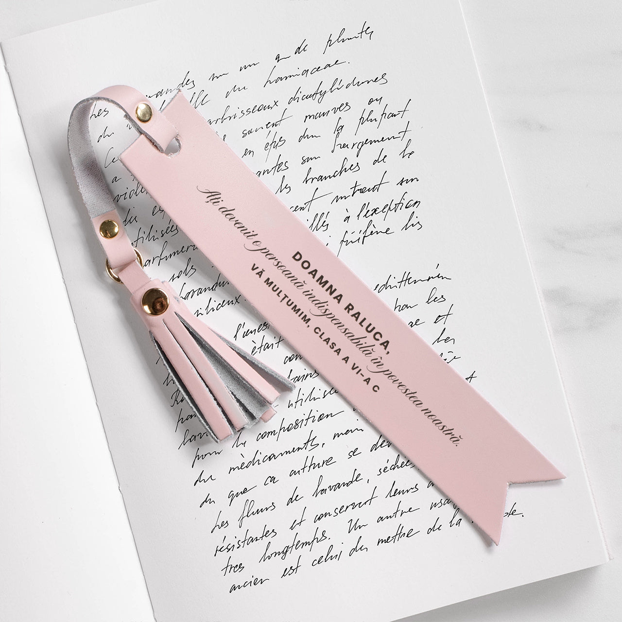 Semn de carte pentru profesor - cadou de Ziua Profesorului