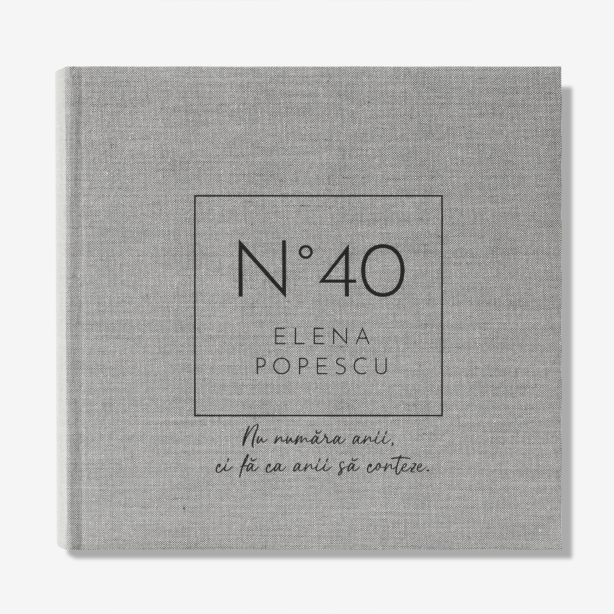 Personalizowany album do zdjęć na 40 urodziny album na zdjęcia prezent urodzinowy album ze zdjęciami