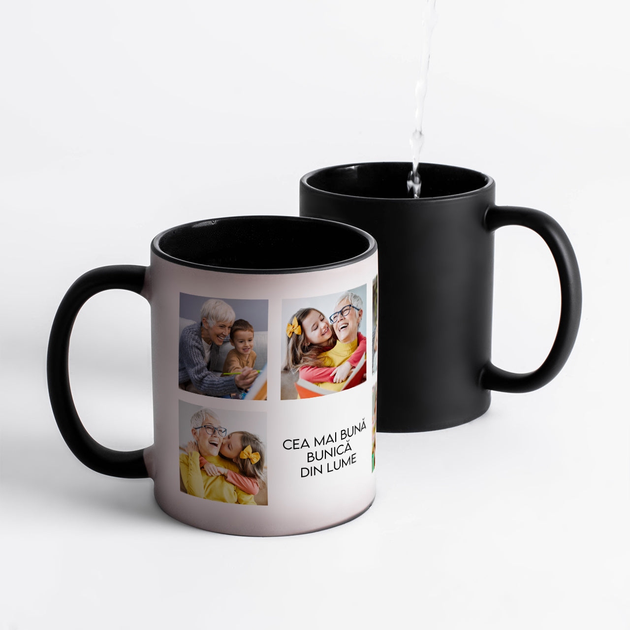 Cană magică pentru bunica – cadou cu fotografii pentru bunica