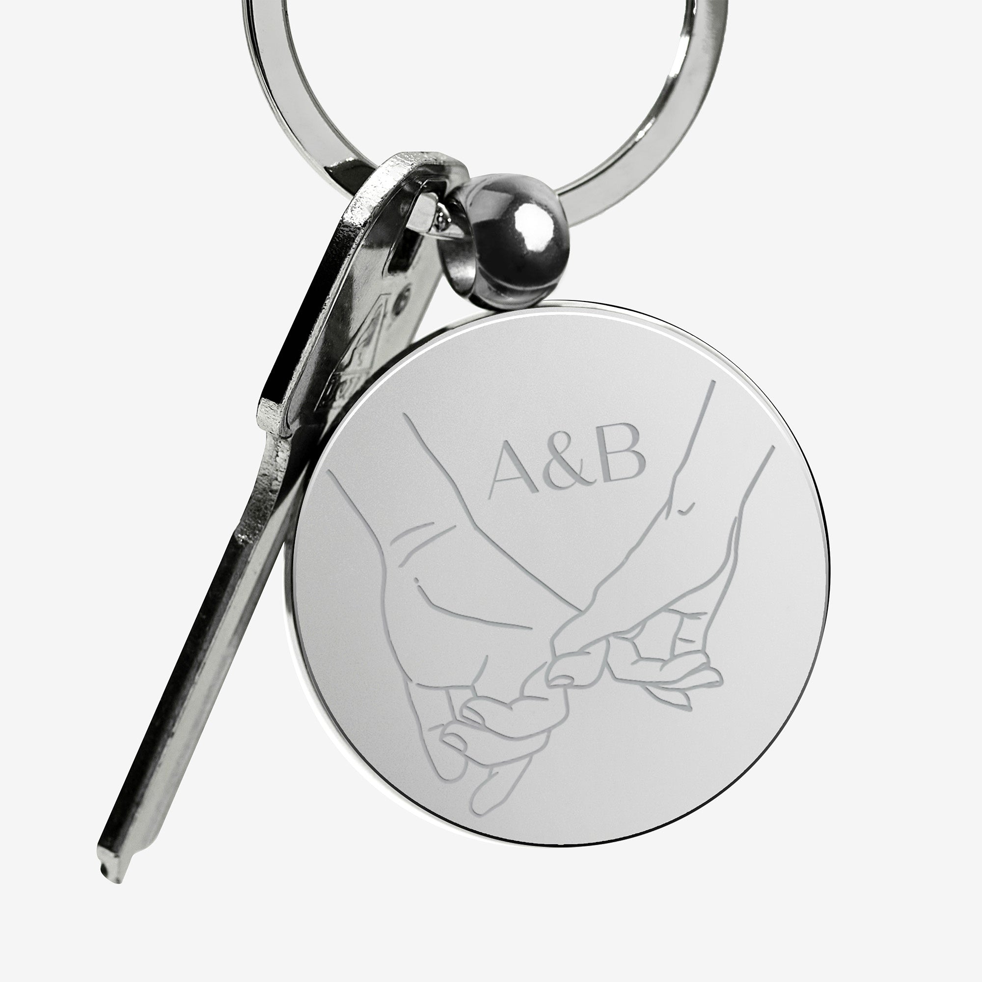 Drobny prezent na Walentynki - breloczek walentynkowy z grawerem brelok na walentynki prezent walentynkowy