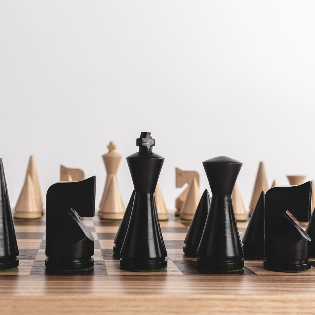 Szachy dębowe na prezent - ręcznie robione szachy na prezent prezent dla taty prezent dla męża