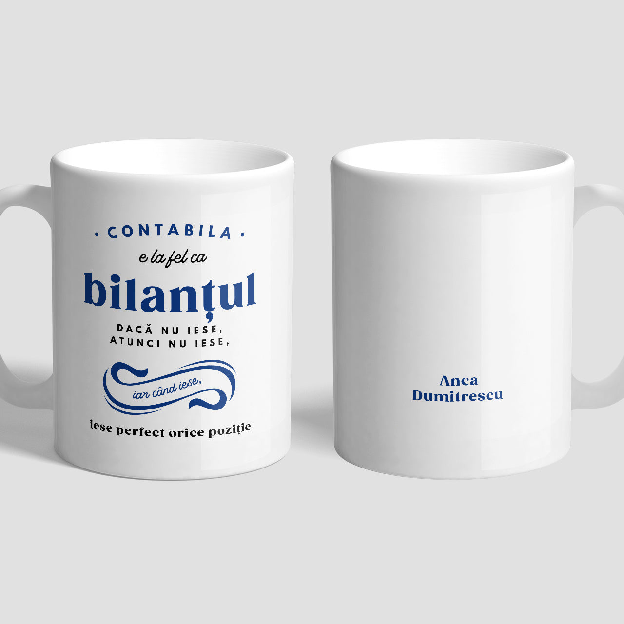 Personalizowany kubek dla księgowej - Bilans - prezent dla księgowej kubek dla księgowej