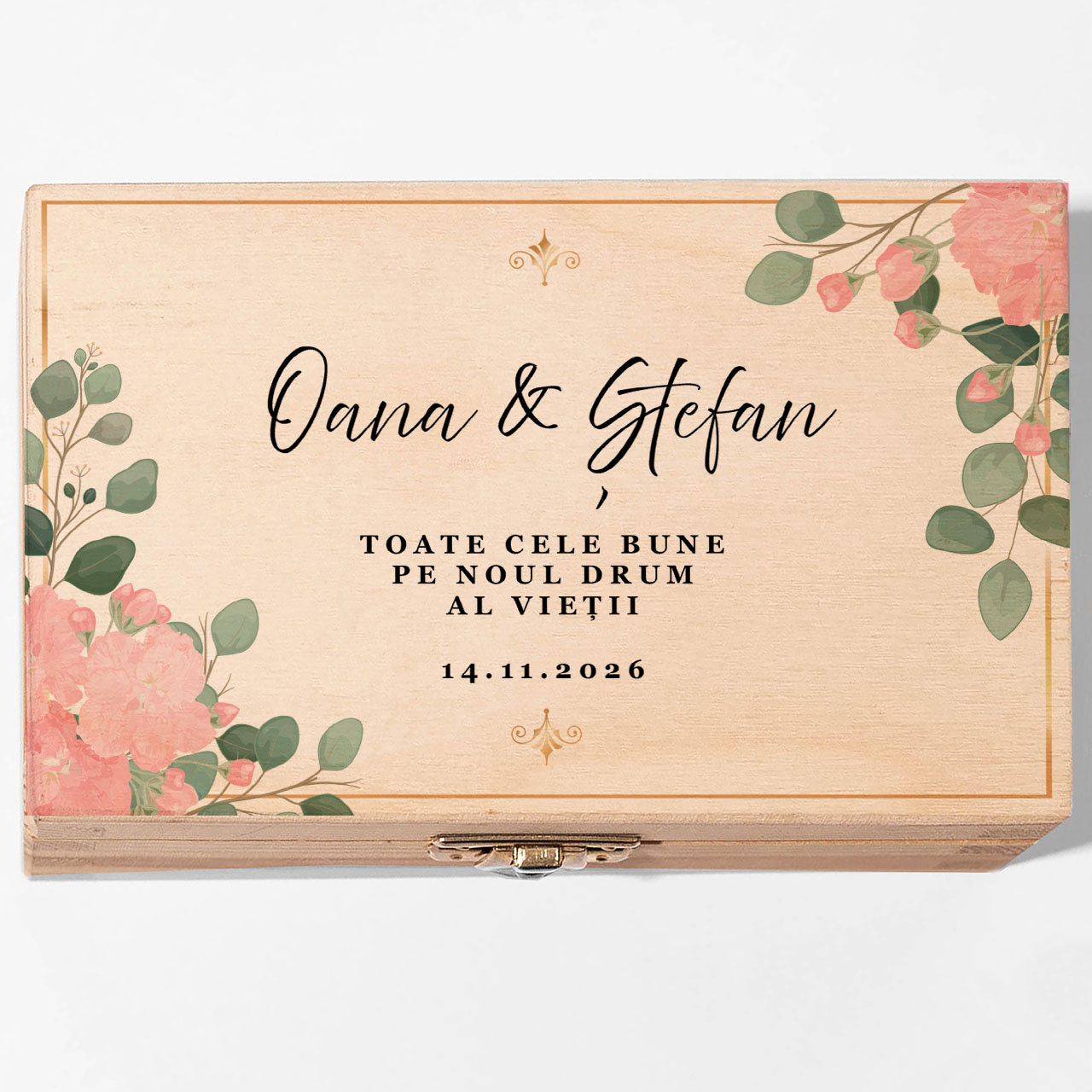 Personalizowane pudełko na pieniądze - ślub pudełko na koperty ślubne prezent dla pary młodej