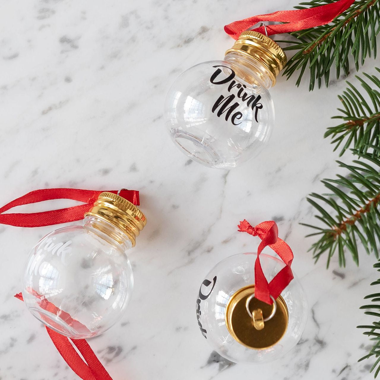 Alkoholowe bombki świąteczne (6szt.) prezent dla kolegi prezent dla taty prezent dla chłopaka