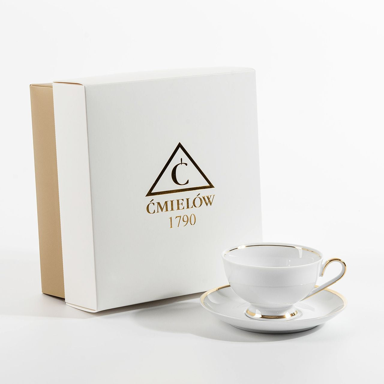 Filiżanka z porcelany elegancki prezent