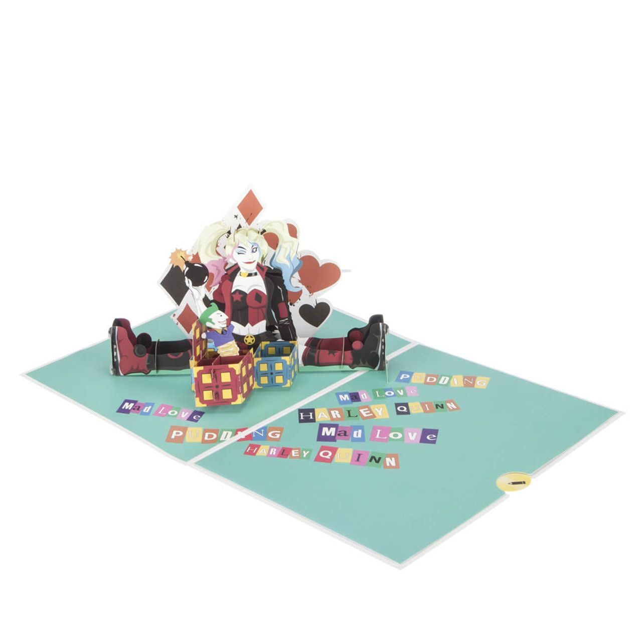 Felicitare 3D pliabilă - Harley Quinn