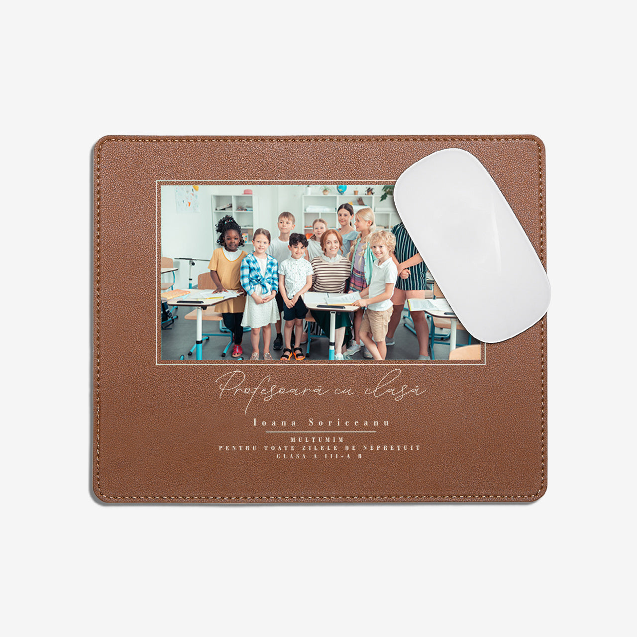 Mouse pad personalizat – cadou practic pentru profesoară