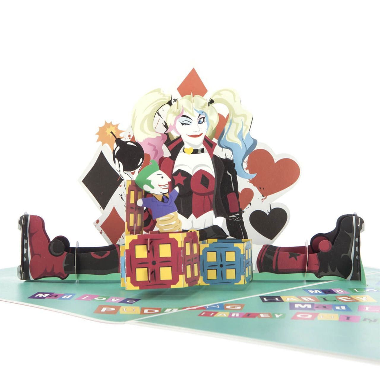 Felicitare 3D pliabilă - Harley Quinn