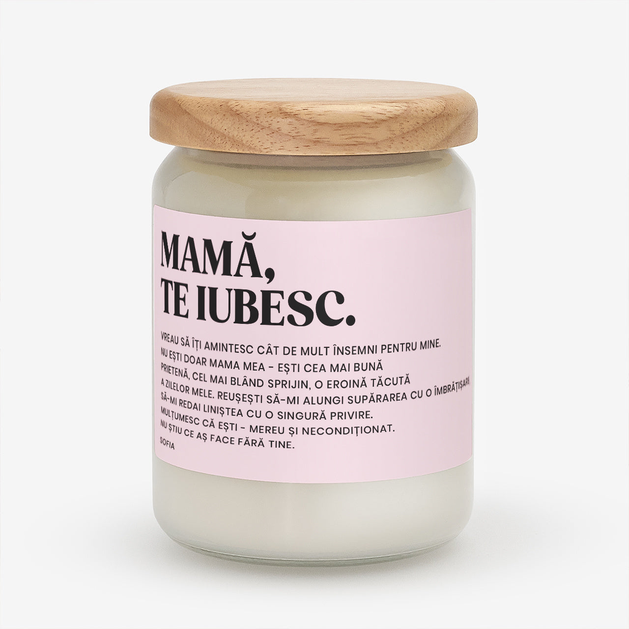 Świeca z dedykacją dla mamy - prezent na Dzień Mamy świeczka personalizowana dla mamy prezent na Dzień Matki