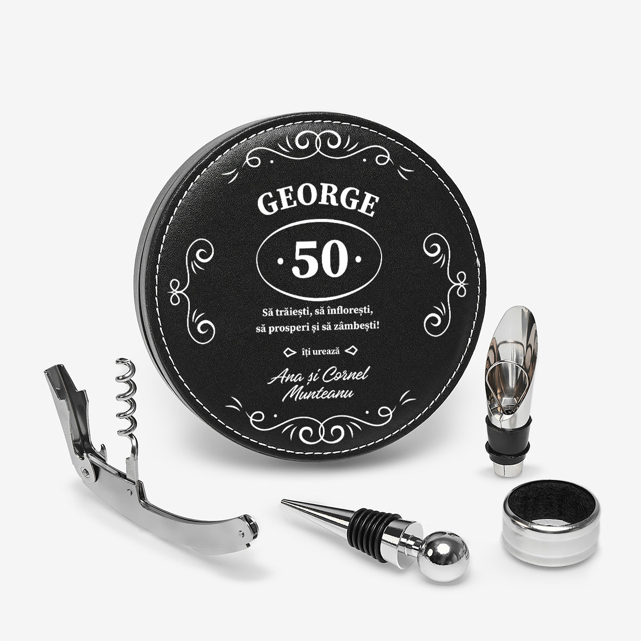 Accesorii pentru vin - cadou aniversar la 50 de ani