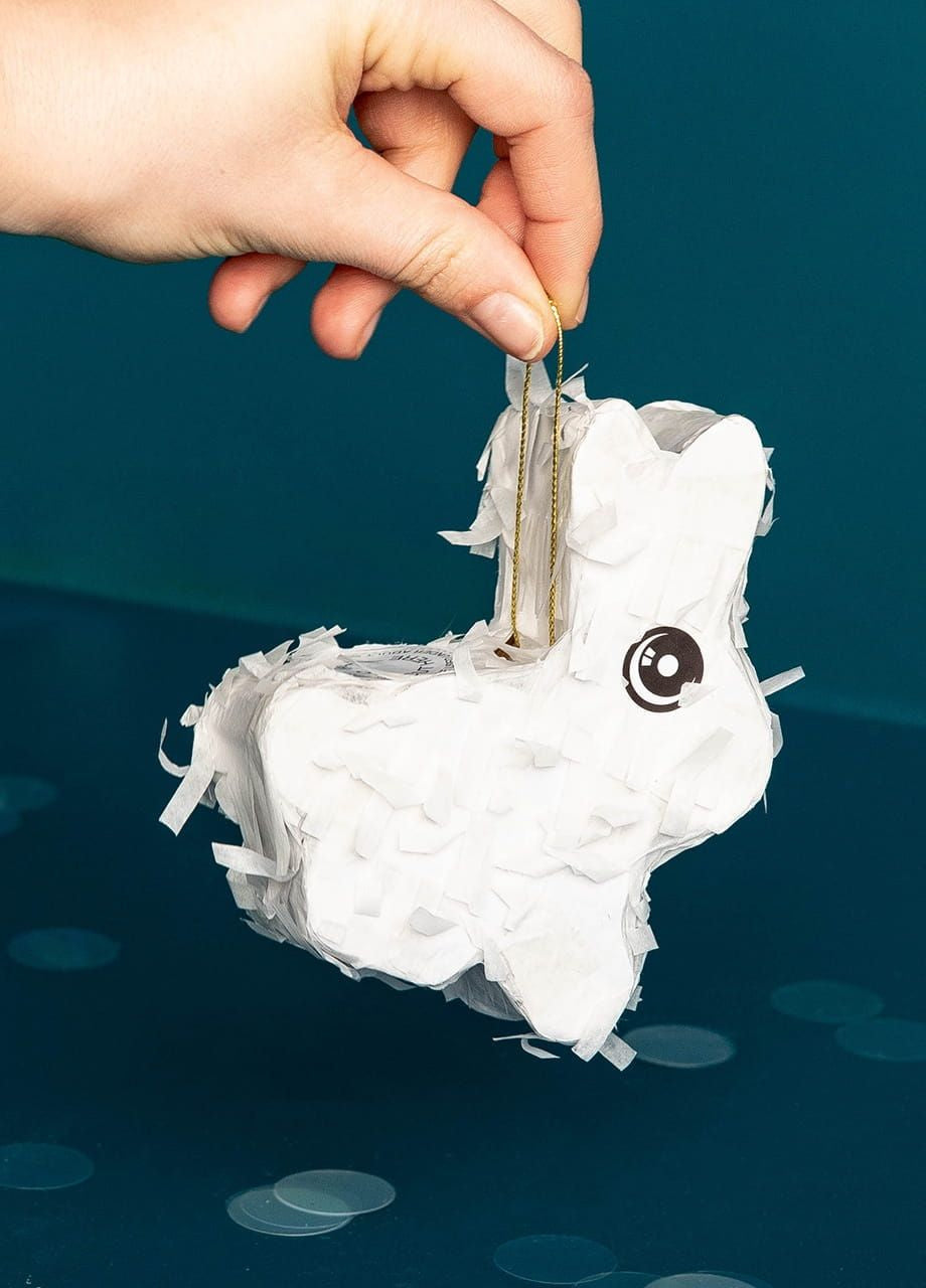 Mini piñata IEPURAȘ DE PAȘTE