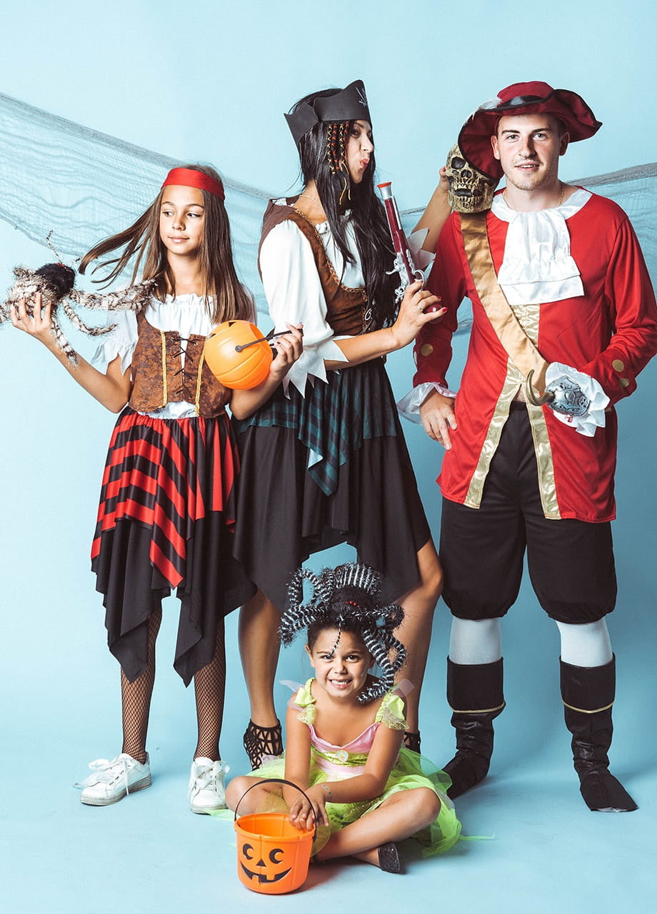Costum PIRATĂ pentru fete 8-10 ani