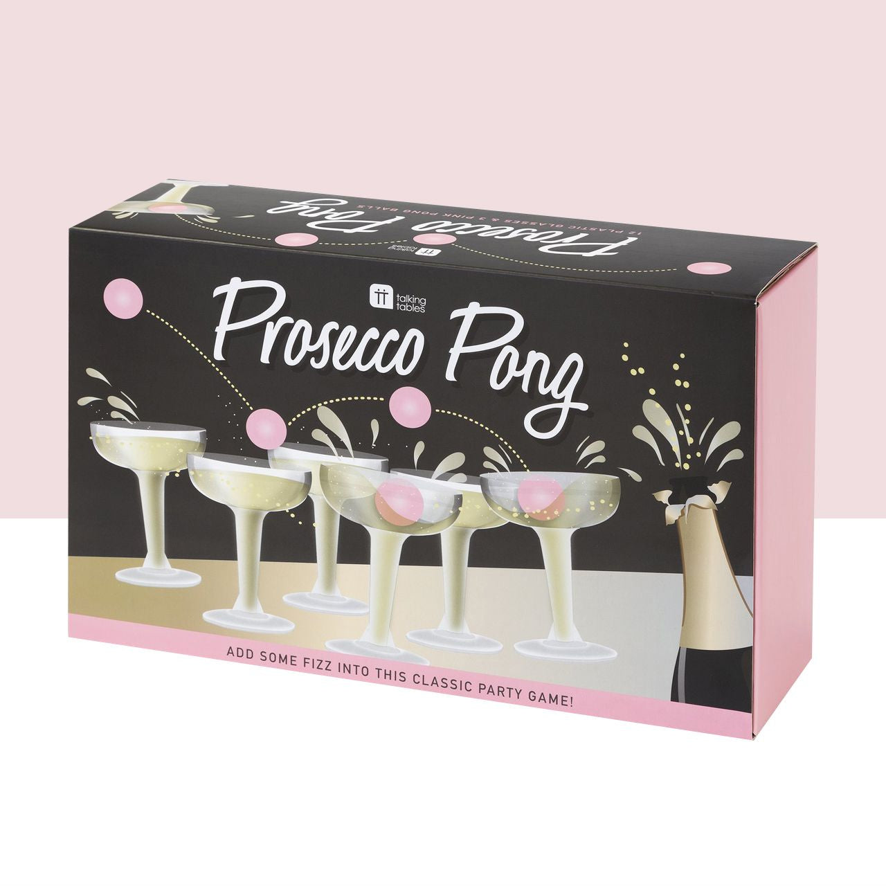 Gra imprezowa PROSECCO PONG gra alkoholowa gra na imprezy prezent na parapetówkę