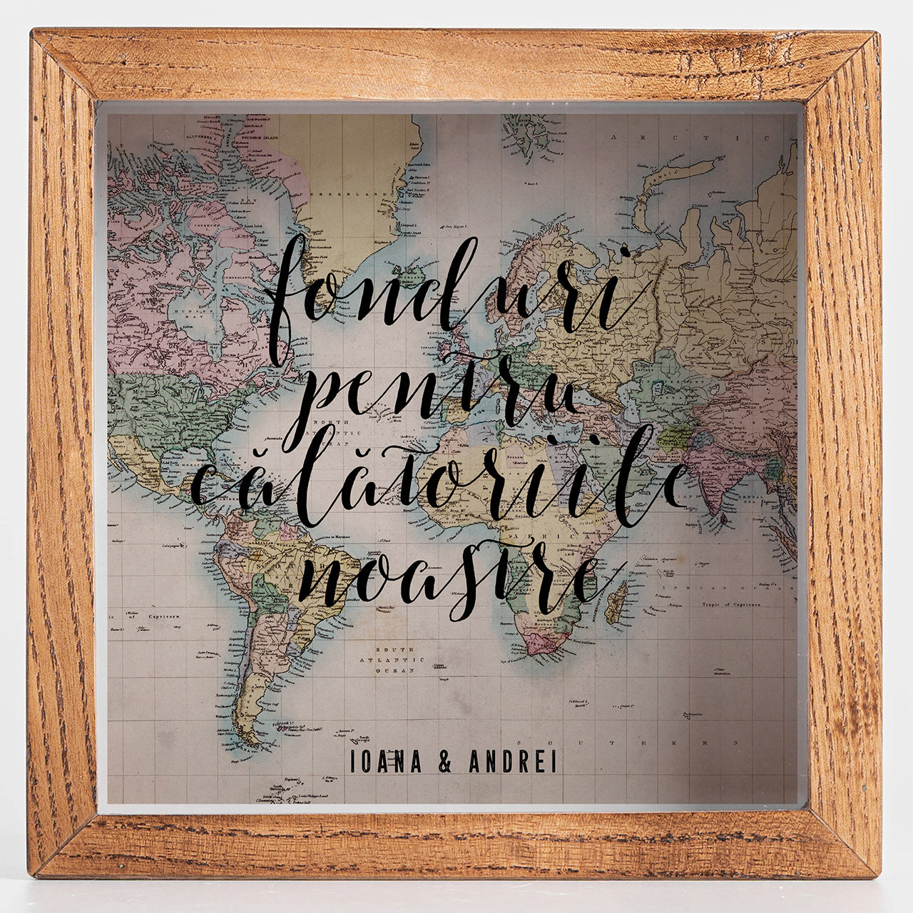 Personalizowana skarbonka dla podróżnika skarbonka z napisem prezent dla podróżnika skarbonka na prezent