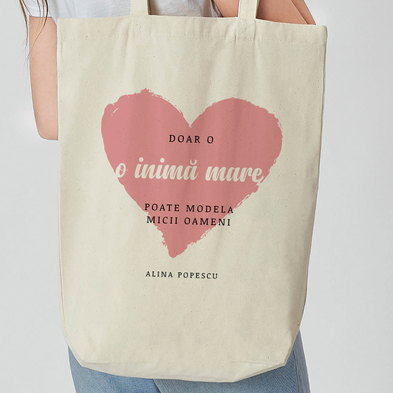 Traistă personalizată pentru profesoară - cadou de Ziua Profesorului