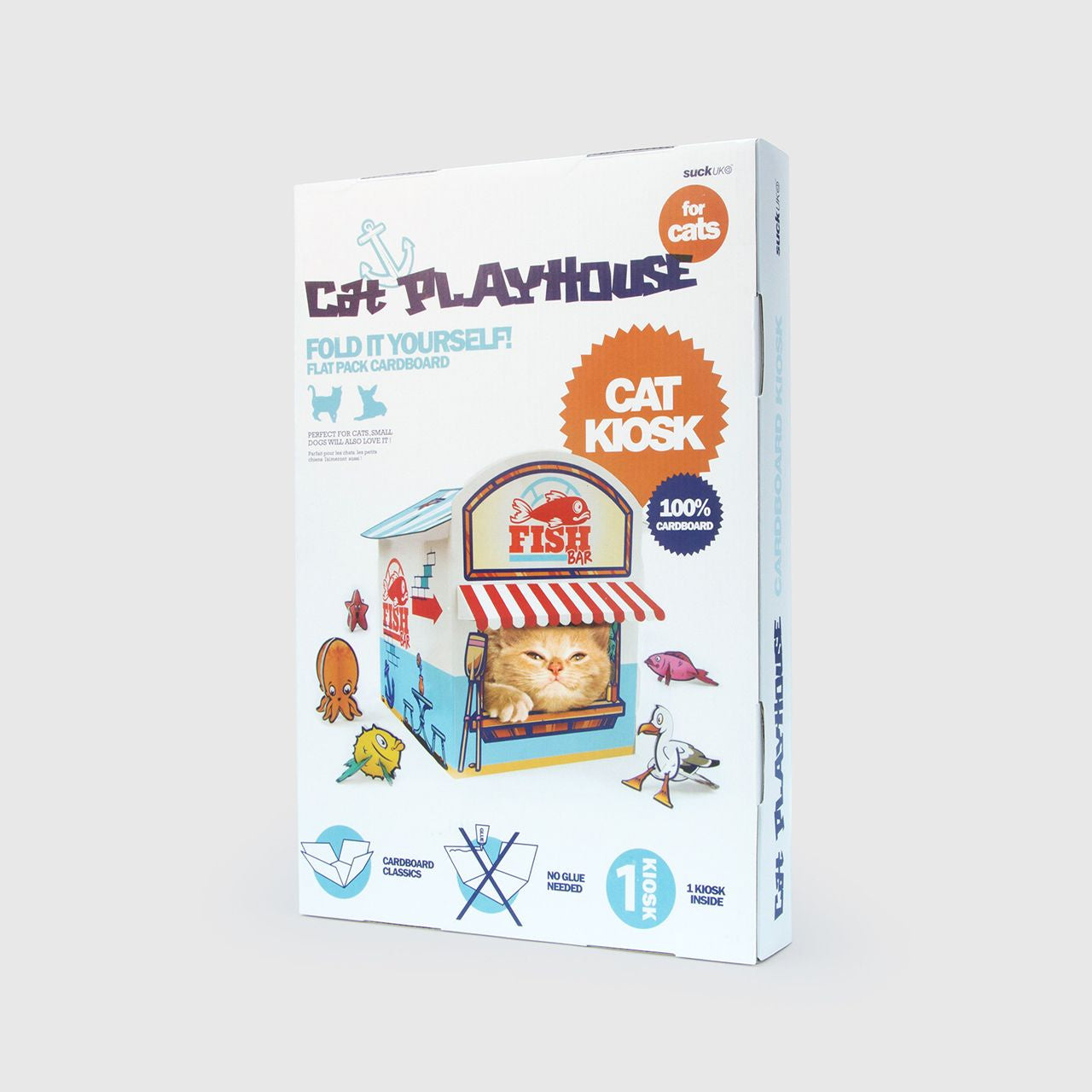 Jucărie din carton pentru pisici