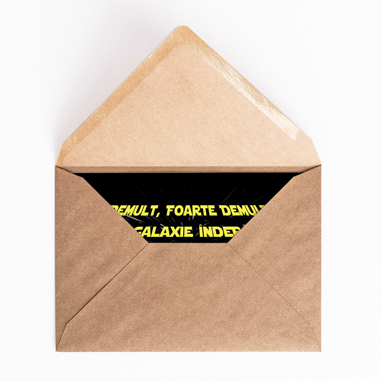 Felicitare pentru aniversarea unui fan Star Wars